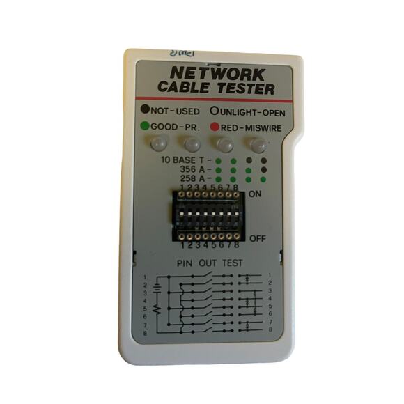 247534 Network Cable Tester With Manual And Carrying Bag - Picture 2 of 4